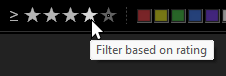 Four star rating filter
