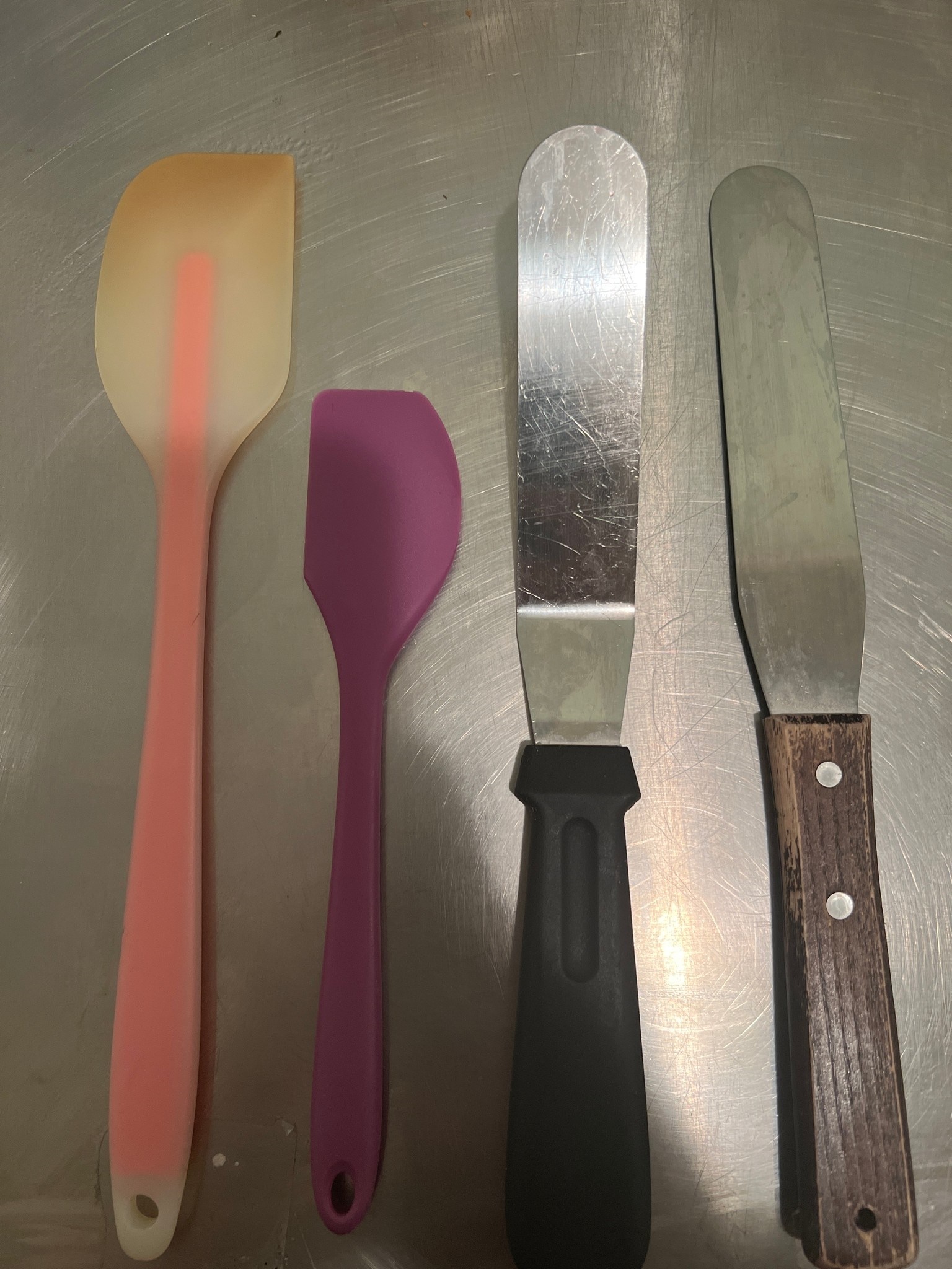 Four spatulas.